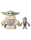 Star Wars: The Mandalorian & Grogu Set figurine interactive Huggin' Grogu & Anzellan 17 cm