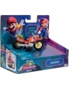 Super Mario Bros (Galaxy Movie) Set figurina Mario cu motocicleta