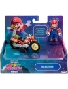 Super Mario Bros (Galaxy Movie) Set figurina Mario cu motocicleta