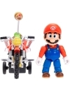 Super Mario Bros (Galaxy Movie) Set figurina Mario cu motocicleta