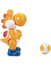 Super Mario Figurina Orange Yoshi cu ou 10 cm