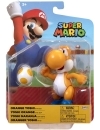 Super Mario Figurina Orange Yoshi cu ou 10 cm