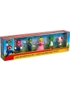 Super Mario Set 5 figurine 6 cm Mario & Friends