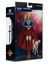 Supergirl DC Theatrical Deluxe Edition Figurina articulata Supergirl & Puppy Krypto18 cm