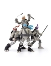 Teenage Mutant Ninja Turtles BST AXN Set 4 figurine articulate Black&White (IDW Comics) 13 cm