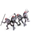 Teenage Mutant Ninja Turtles BST AXN Set 4 figurine articulate Battle Damaged 13 cm