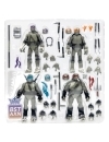 Teenage Mutant Ninja Turtles BST AXN Set 4 figurine articulate Black&White (IDW Comics) 13 cm