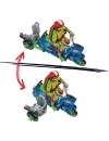 Teenage Mutant Ninja Turtles: Mutant Mayhem Figurina articulata Raphael cu scooter si atas 11 cm 