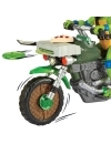 Teenage Mutant Ninja Turtles: Mutant Mayhem Drive N Kick Figurina articulata Leonardo cu motocicleta 11 cm 