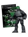 Teenage Mutant Ninja Turtles Page Punchers Figurina articulata (Black White & Green) (Red Platinum Edition) 13 cm