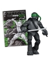 Teenage Mutant Ninja Turtles Page Punchers Figurina articulata Leonardo (Black White & Green) (Red Platinum Edition) 13 cm