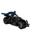 The Flash DC Multiverse Vehicle Batcycle cu figurina Batman  