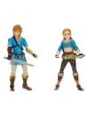 The Legend of Zelda Set 2 figurine articulate Princess Zelda, Link 10 cm