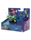 The Super Mario Galaxy Movie Figurina articulata Luigi cu vehicul (motocicleta)  6 cm