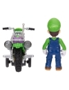The Super Mario Galaxy Movie Figurina articulata Luigi cu vehicul (motocicleta)  6 cm