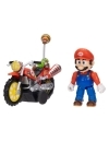 The Super Mario Galaxy Movie Figurina articulata Mario cu vehicul (motocicleta) 6 cm