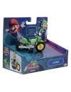 The Super Mario Galaxy Movie Figurina articulata Luigi cu vehicul (motocicleta)  6 cm