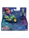The Super Mario Galaxy Movie Figurina articulata Luigi cu vehicul (motocicleta)  6 cm