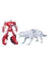 Transformers: Rise of the Beasts Beast Alliance Combiner Set 2 figurine articulate - Arcee & Silverfang 13 cm