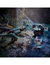Transformers x Jurassic Park Set 2 figurine articulate Dilophocon & Autobot JP12