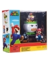 World of Nintendo Set 2 figurine articulate Mario si Bowser Jr. Clown Car 6 cm