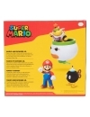 World of Nintendo Set 2 figurine articulate Mario si Bowser Jr. Clown Car 6 cm