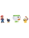 World of Nintendo Set 2 figurine articulate Mario si Bowser Jr. Clown Car 6 cm