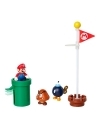 World of Nintendo Super Mario Diorama Set Acorn Plains