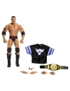 WWE Elite 100 Figurina artiuclata The Rock (Brahma Bull Belt) 15 cm