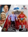WWE Main Event 2 Set 2 Figurine articulate Hulk Hogan & Mean Gene Okerlund 15 cm