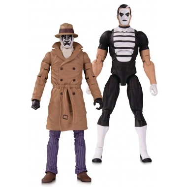 Doomsday Clock Action Figure 2-Pack Rorschach & Mime 18 cm