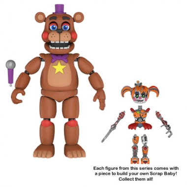 FNAF Pizza SimuLator Figurina Rockstar Freddy 13 cm 