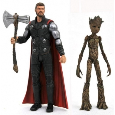  Avengers Infinity War,  Thor & Groot 18 cm 