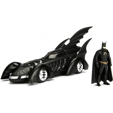 Batman Forever Diecast Model 1/24 1995 Batmobile with figure