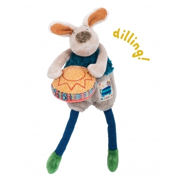 Jucarie zornaitoare de plus (catel), 23 cm, Moulin Roty