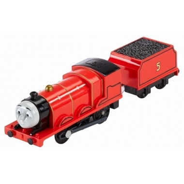 Thomas and Friends - James, locomotiva cu vagon (push along)