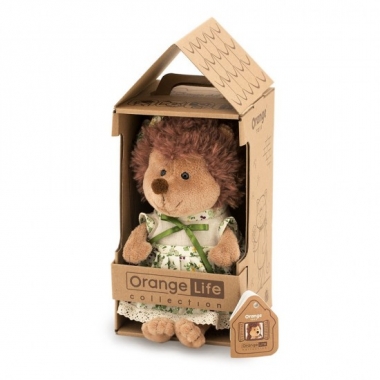 Fluffy, ariciul cu rochita verde, 20cm(Orange Toys)