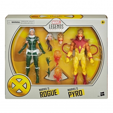 Marvel Legends Set 2 figurine articulate Marvel’s Rogue & Marvel’s Pyro (X-Men) 15 cm