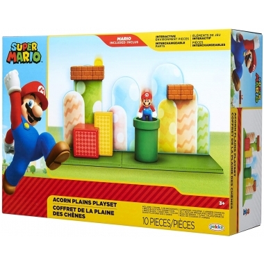 World of Nintendo Super Mario Playset Acorn Plains