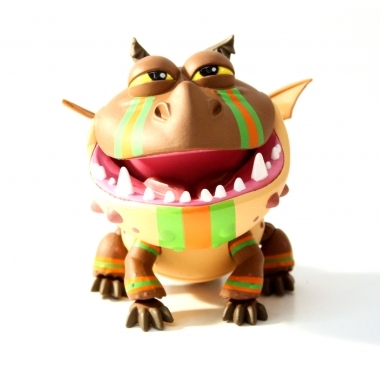 How to Train Your Dragon - Figurina din vinil Meatlug cu dungi 7 cm