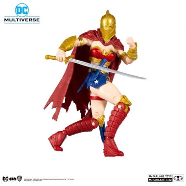 DC Multiverse Figurina articulata Wonder Woman with Helmet of Fate 18 cm
