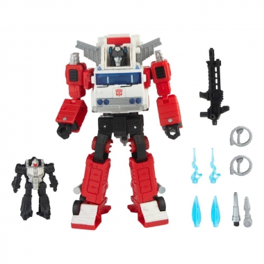 Transformers Generations War for Cybertron: Kingdom Voyager Class 2021 Artfire 18 cm & Nightstick