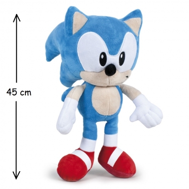 Sonic The Hedgehog, Jucarie Plus Sonic 45 cm (SEGA)