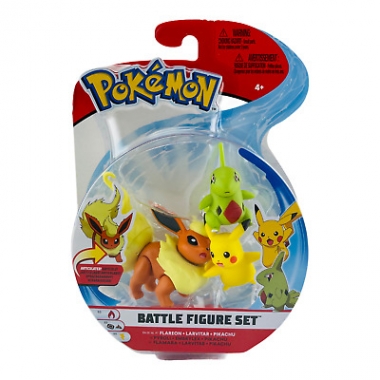 Pokemon Battle Flareon, Larvitar si Pikachu 5-8 cm
