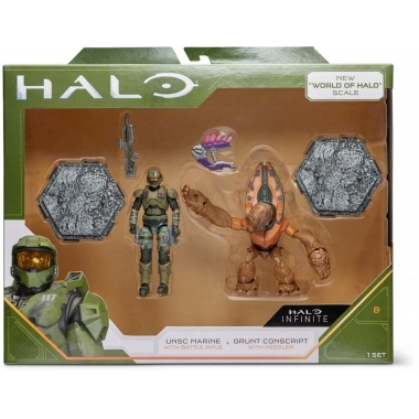 HALO Set figurine UNSC Marine & Grunt Conscript 10-12 cm