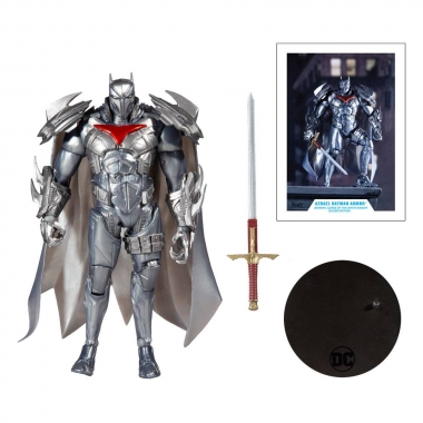 DC Multiverse Figurina articulata Azrael Batman Armor (Batman: Curse of White Knight – Gold Label) 18 cm