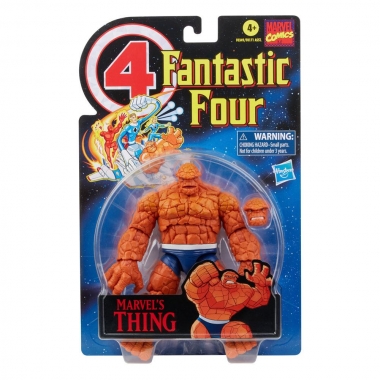 Figurina Thing Marvel Legends Retro Collection, Fantastic Four 2021, 15 cm 