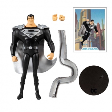 DC Multiverse Figurina articulata Superman Black Suit Variant (Superman: The Animated Series) 18 cm
