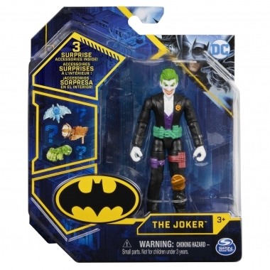 The Joker Figurina articulata 10cm cu 3 accesorii surpriza