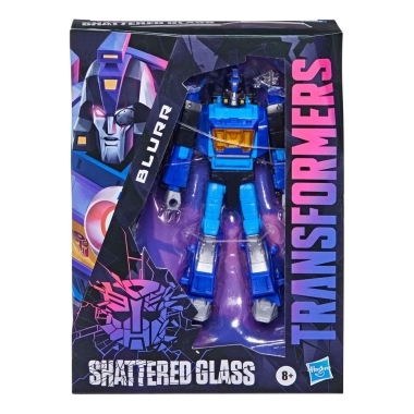Transformers: Shattered Glass Deluxe Class Action Figure 2021 Blurr Exclusive 14 cm